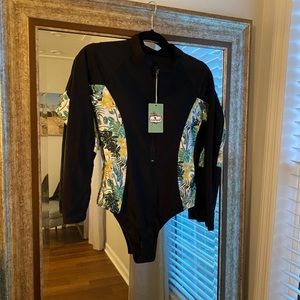 NWT long sleeve bathing suit